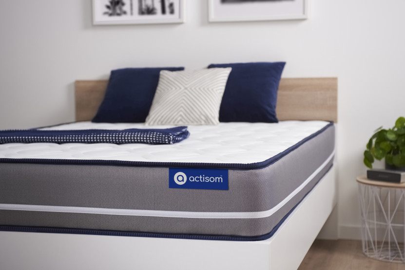 Matelas 120x200 cm Latex et mémoire de forme - Actilatex Pur