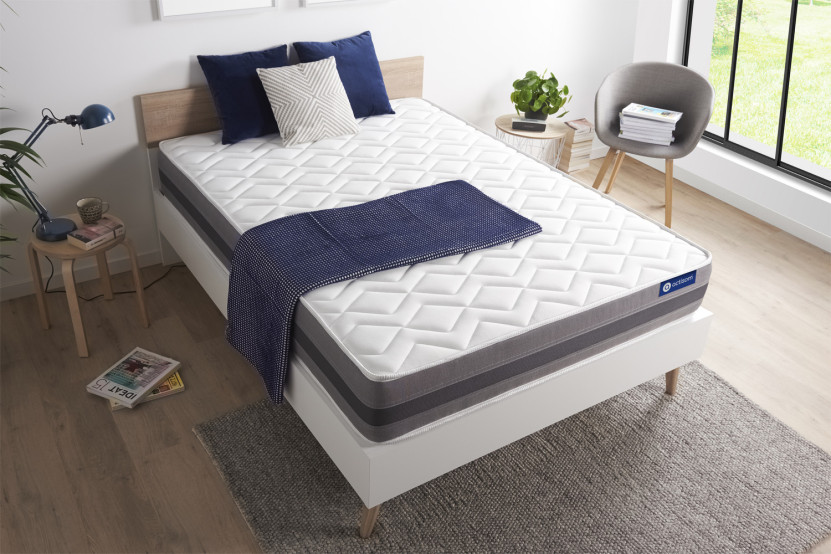 Matelas 120x190 cm Latex et mémoire de forme - Actilatex Relax