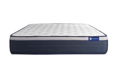 Matelas 130x200 cm Ressorts ensachés et Mémoire de forme - Actiflex Max