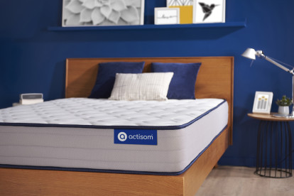 Matelas 70x210 cm Ressorts ensachés et Mémoire de forme - Actiflex Form