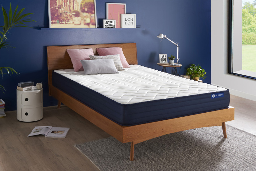 Matelas 180x200 cm Ressorts ensachés et Mémoire de forme - Actiflex Life