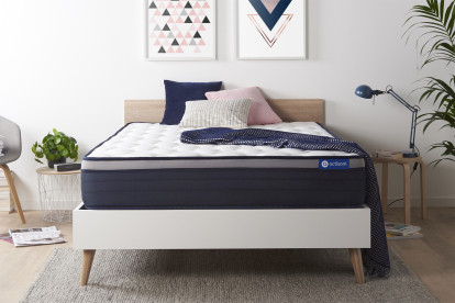 Matelas 135x190 cm Latex et mémoire de forme - Actilatex Max