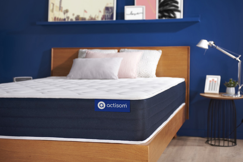 Matelas 80x190 cm Ressorts ensachés et Mémoire de forme - Actiflex Sleep