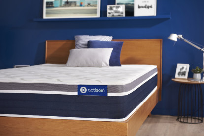 Matelas 80x210 cm Ressorts ensachés et Mémoire de forme - Actiflex Confort