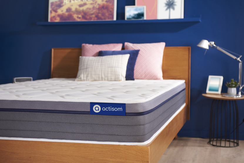 Matelas 70x200 cm Ressorts ensachés et Mémoire de forme - Actiflex Zen