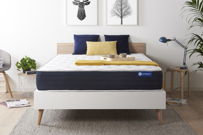 Matelas 133x183 cm Latex et mémoire de forme - Actilatex Sleep