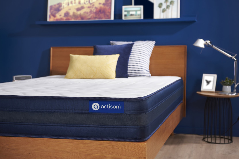 Matelas 100x220 cm Ressorts ensachés et Mémoire de forme - Actiflex Tech