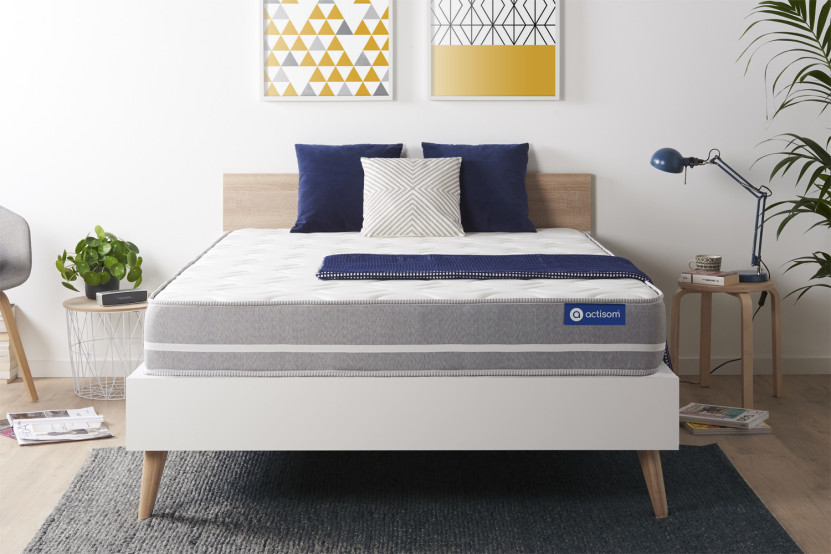 Matelas 133x183 cm Latex et mémoire de forme - Actilatex Touch