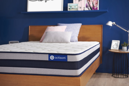 Matelas 70x190 cm Ressorts ensachés et Mémoire de forme - Actiflex Ergo